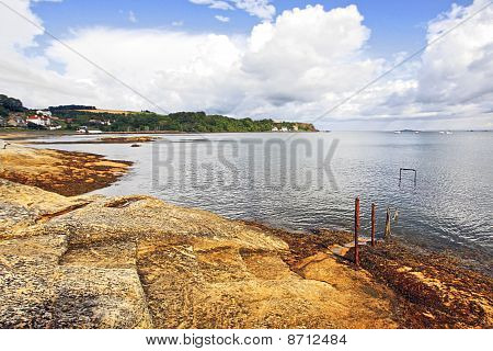 Stenede strand på Aberdour