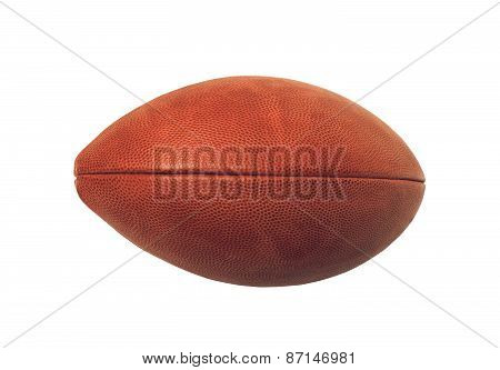 Rugby Ball Isolated Over A White Background