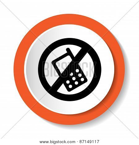 no phone icon no calls sign