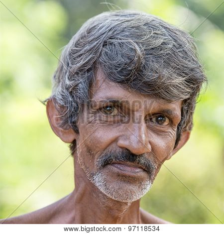 Sri Lankan Beggar man