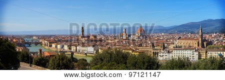 The City Of Florence In Tuscany, Italy