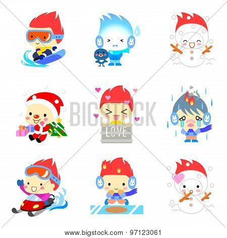 Cute cartoon character