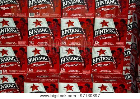 Bintang Beer Boxes