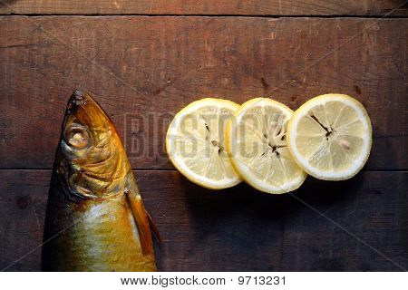 Bloater und Zitrone