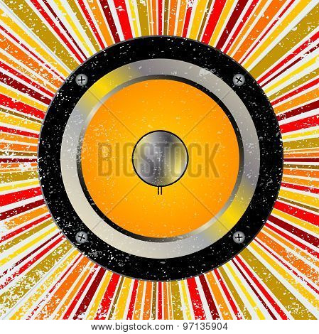 Retro Speaker Background