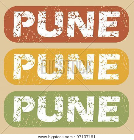 Vintage Pune stamp set