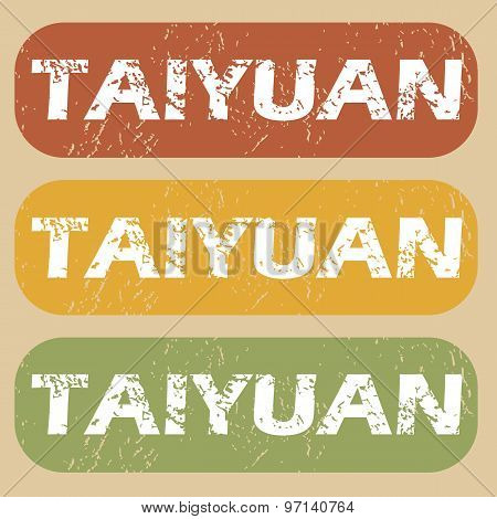 Vintage Taiyuan stamp set