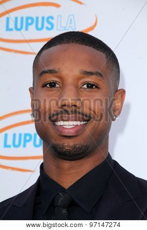 LOS ANGELES - JUN 6:  Michael B Jordan at the Lupus LA Orange Ball  at the Fox Studios on June 6, 2015 in Century City, CA