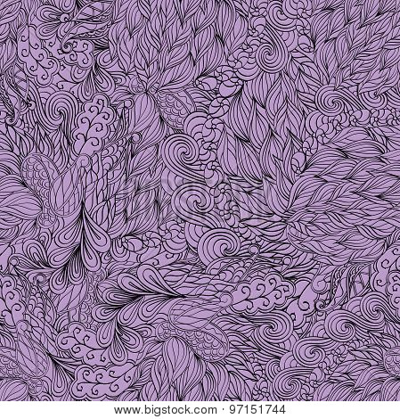Mehndi tracery pattern, Seamless, handmade Natural mood. Fairgrounds mehendi pattern in style, used