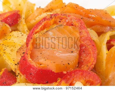 Pasta Collection - Tagliatelle With Salmon And Peppers