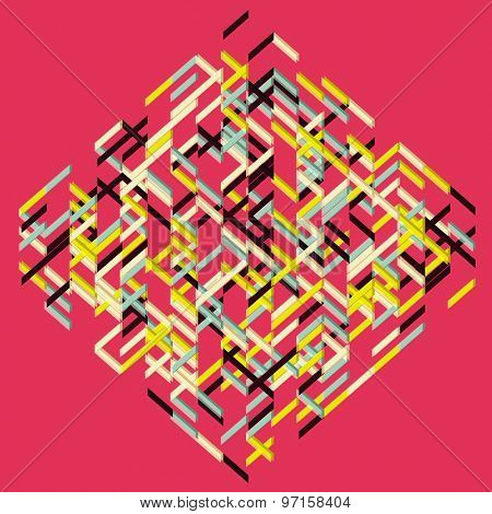Abstract Vector Illustration. Can Be Used For Design And Presentation.
