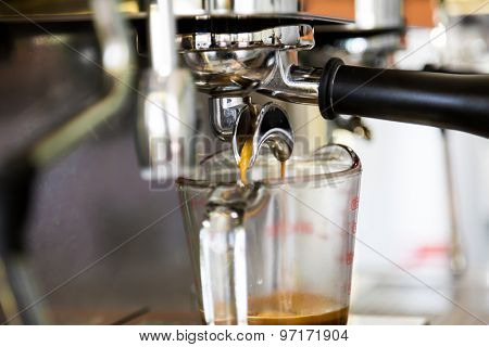 Prepares espresso in coffee shop