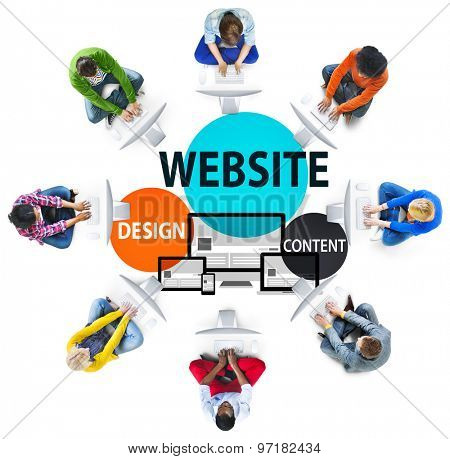 Website Design Content Internet Online Connection Concept
