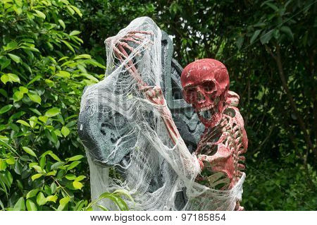 Bloody Human Skeleton