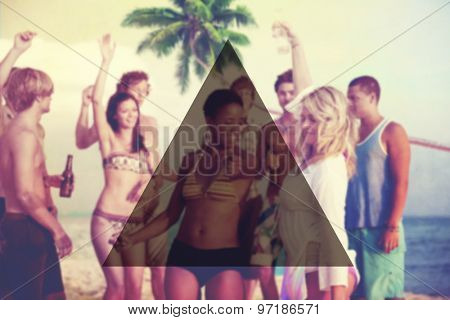 Summer Togetherness Friendship Triangle Copy Space Concept