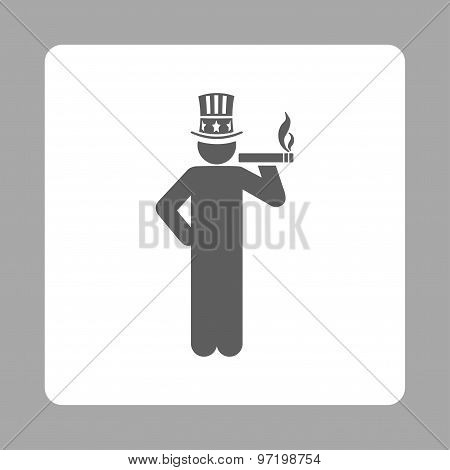 Capitalist Flat Icon