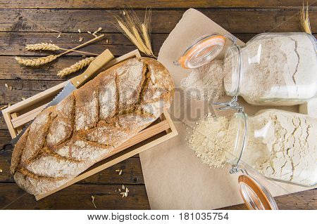 Home Made Bread From Organic Flour