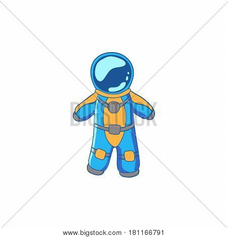Vector Cartoon Astronaut isolated on a white background