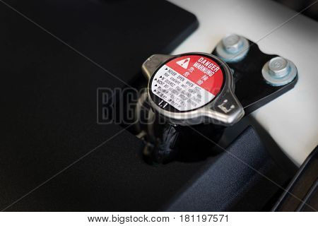 New Car Engine Part. Modern Powerful Car Engine. The Powerful Engine Of A Car.detail Photo Of A Clea