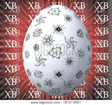 Easter egg on the series of letters 