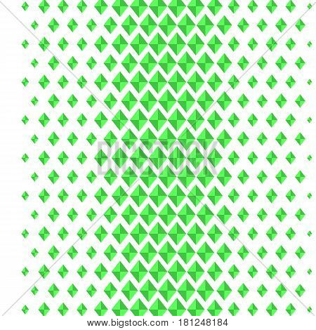 Abstract green background with diamond shapes. Rhomb Seamless Pattern Vector Illustration.