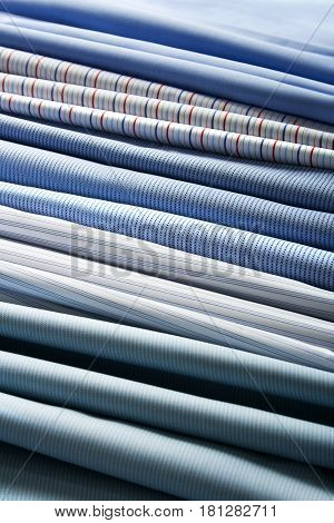 textile fabric differnet colors and different textures