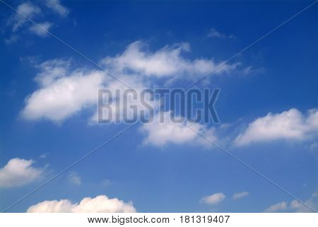 Sky daylight. Natural sky composition. Element of design.