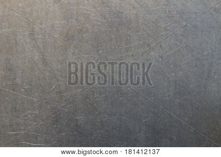 Scratched metal background Metal plate macro plate