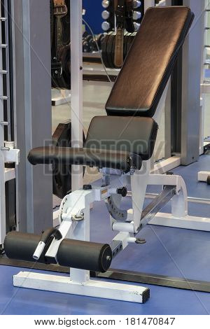 Interior of a fitness hall