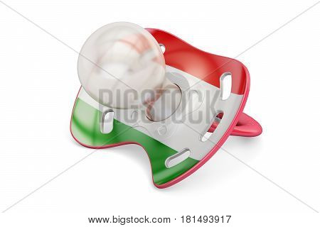 Hungarian Maternity and birthrate in Hungary concept 3D rendering