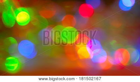 Background Of Bright Multicolored Glare