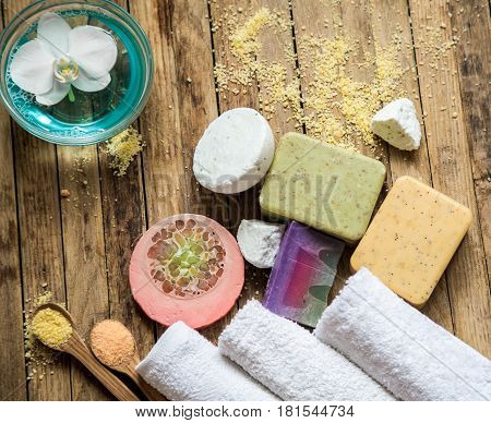 Spa Still Life With Bowl And Orchid