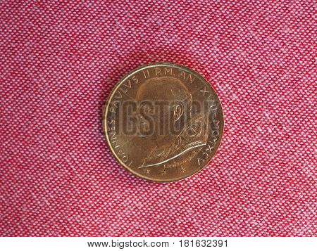 Pope John Paul Ii Liras Coin