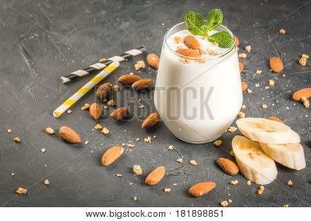 Smoothie With Yogurt, Banana And Almond