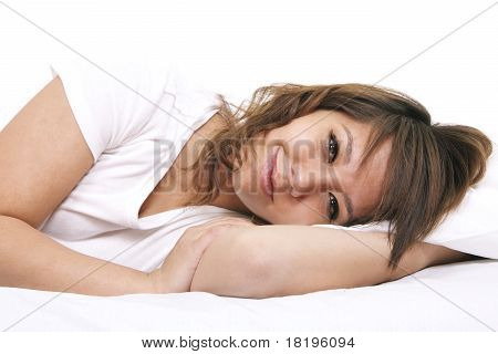 ภาพเหมือนของหญิงสาวคนหนึ่งเตียง