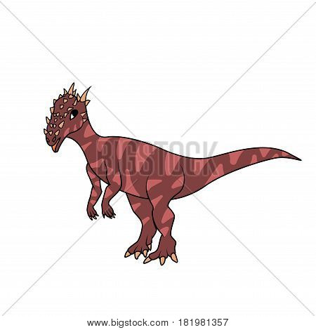 Vector dracorex dinosaur on a white background
