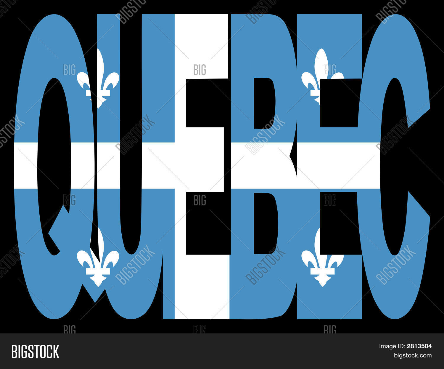 Quebec Flag ( Vector & Photo (Free Trial) Bigstock