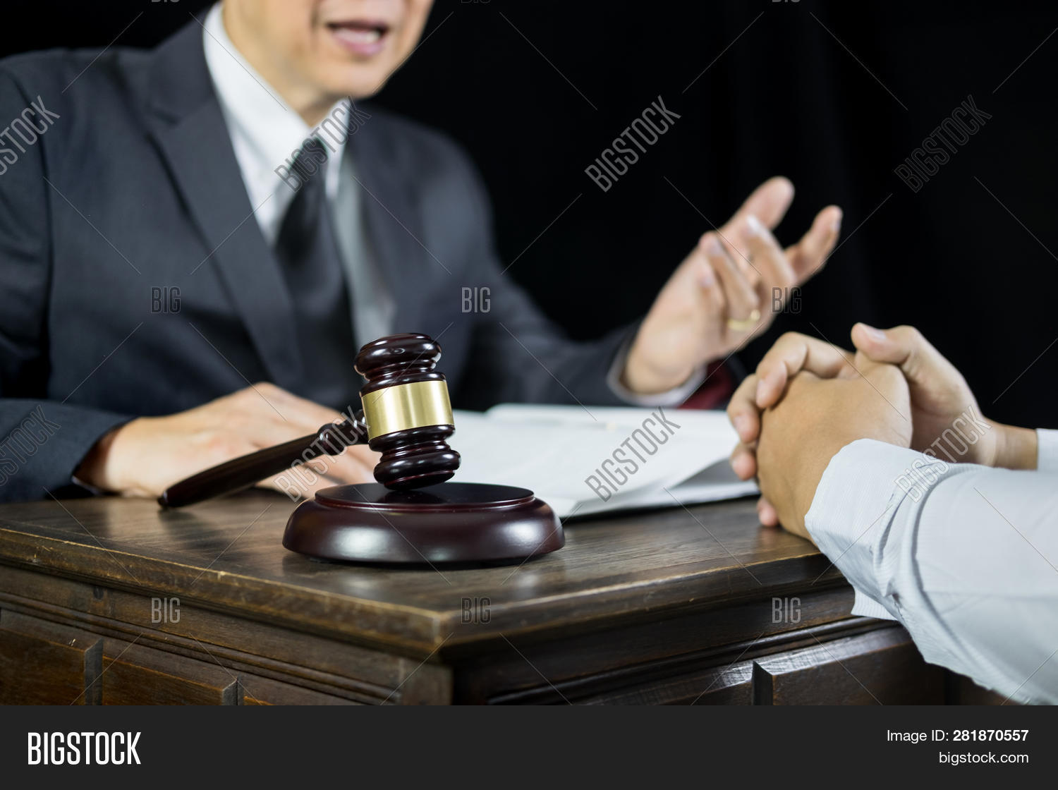 Lawyer Judge Consult Image & Photo (Free Trial) Bigstock