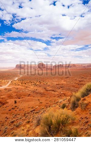 Monument Valley Navajo Tribal Park in Utah USA