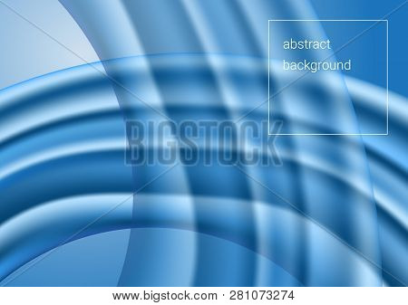 Abstract Blue Vector Background Can Be Used In Cover Design, Book Design, Poster, Cd Cover, Flyer, W