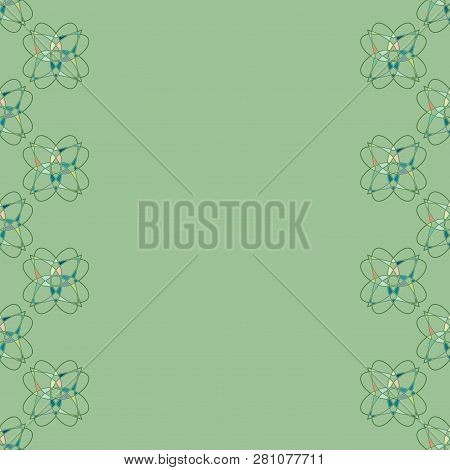 Floral Background. Natural Ornament. Invitation Card. Leaflet With Empty Space For Text.