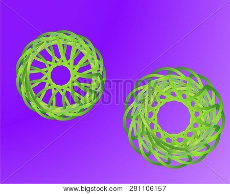 Vector Fluid Gradient Liquid Abstract Geometric Shapes