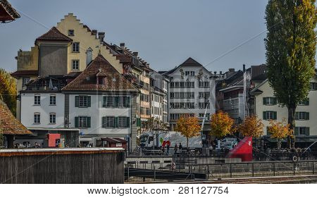 Historic City Center Of Lucerne, Switzerland