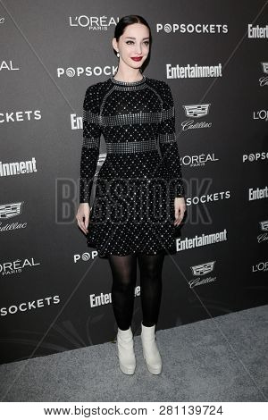 LOS ANGELES - JAN 26:  Emma Dumont at the Entertainment Weekly SAG Awards pre-party  at the Chateau Marmont  on January 26, 2019 in West Hollywood, CA