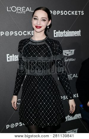 LOS ANGELES - JAN 26:  Emma Dumont at the Entertainment Weekly SAG Awards pre-party  at the Chateau Marmont  on January 26, 2019 in West Hollywood, CA