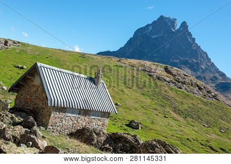 A View Of Pic Du Midi Ossau, France, Pyrenees