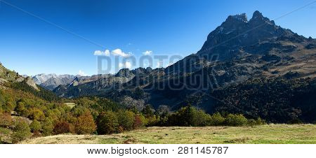 A View Of Pic Du Midi Ossau, France, Pyrenees