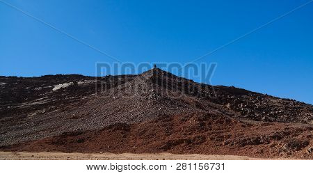 Desert Landscape El Berdj Canyon In Tassili Najjer National Park In Algeria