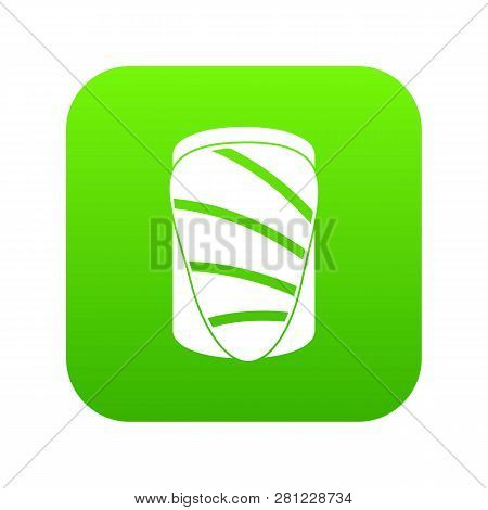Salmon Icon Digital Green For Any Design Isolated On White Illustration