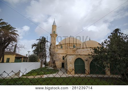 Hala Tekke Mosque Famous Muslim Sultan Architechture Landmark Touristic Historical Monument On The S